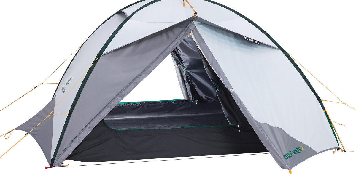 Quechua Quickhiker Ultralight III Tent Review - YouTube